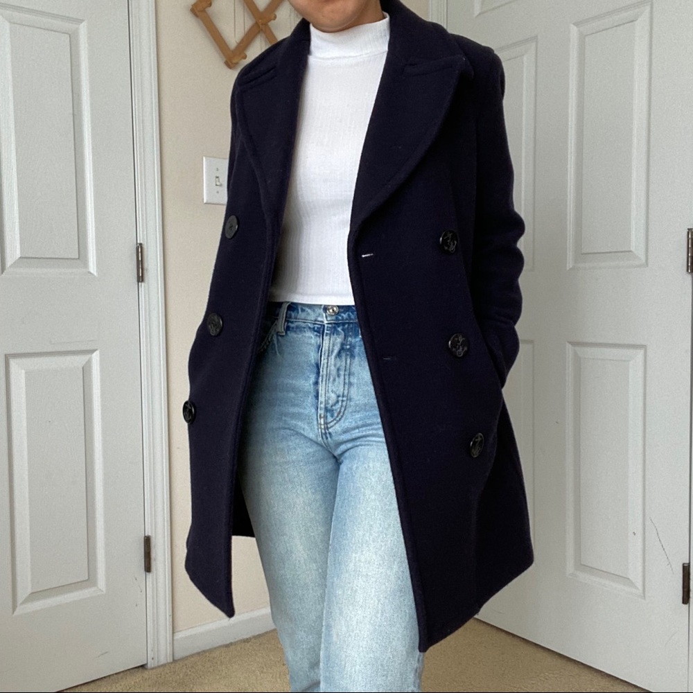 J. Crew Stadium Cloth Captain Coat.  Recently dried cleaned